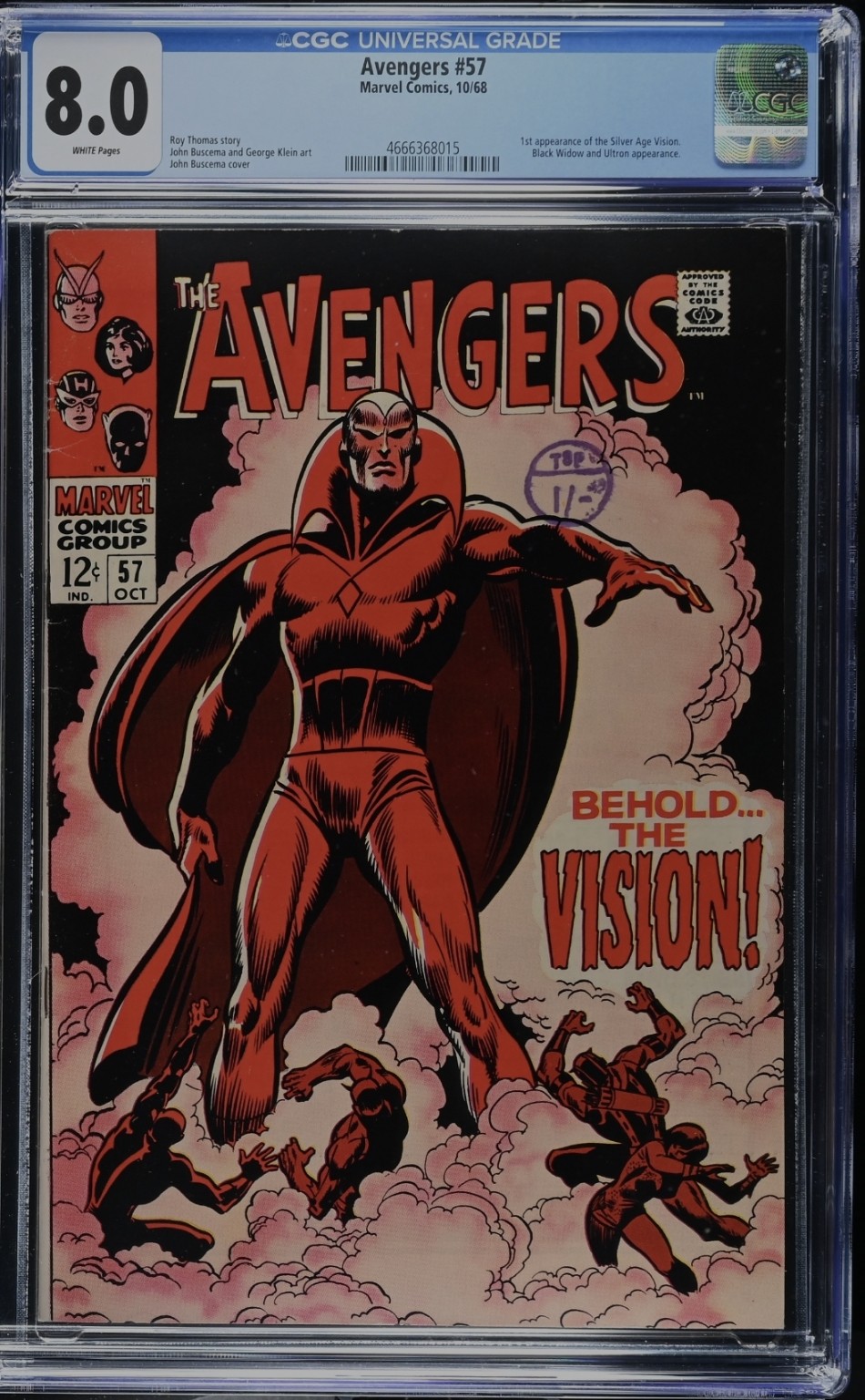 Avengers 57 CGC