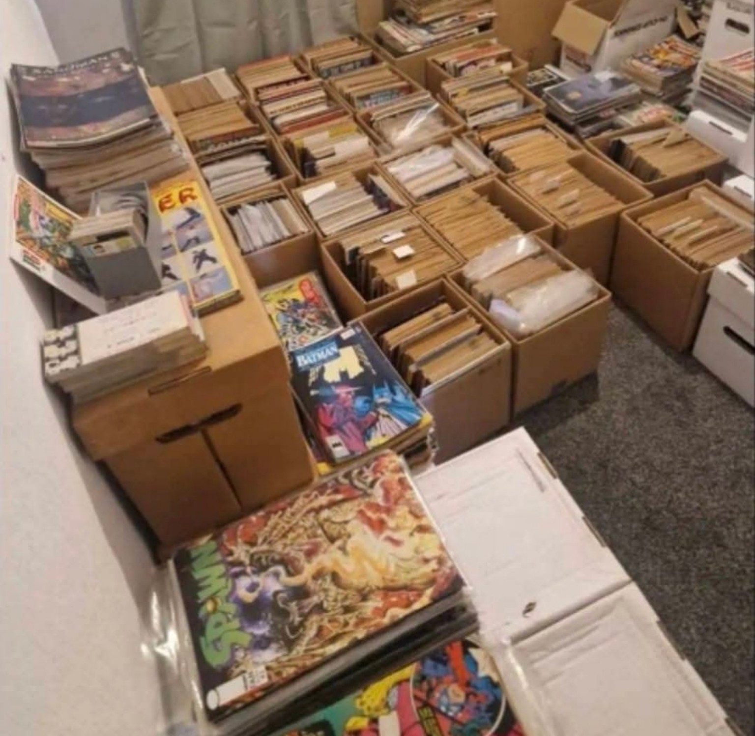 Large comic collection purchase