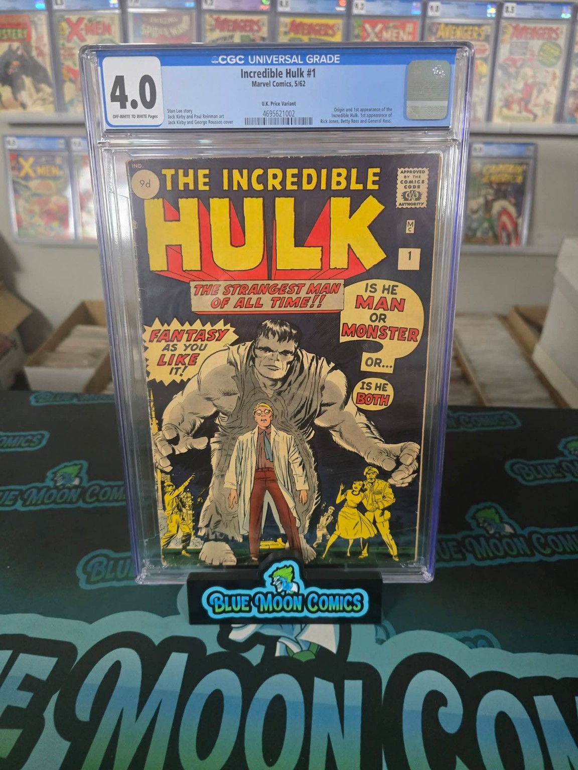 Incredible Hulk 1 UK Price Variant