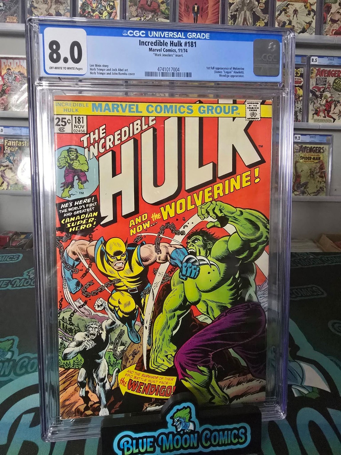 Incredible Hulk 181 CGC 8.0